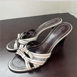 Franco Sarto Vintage Kitten Heels Sandals